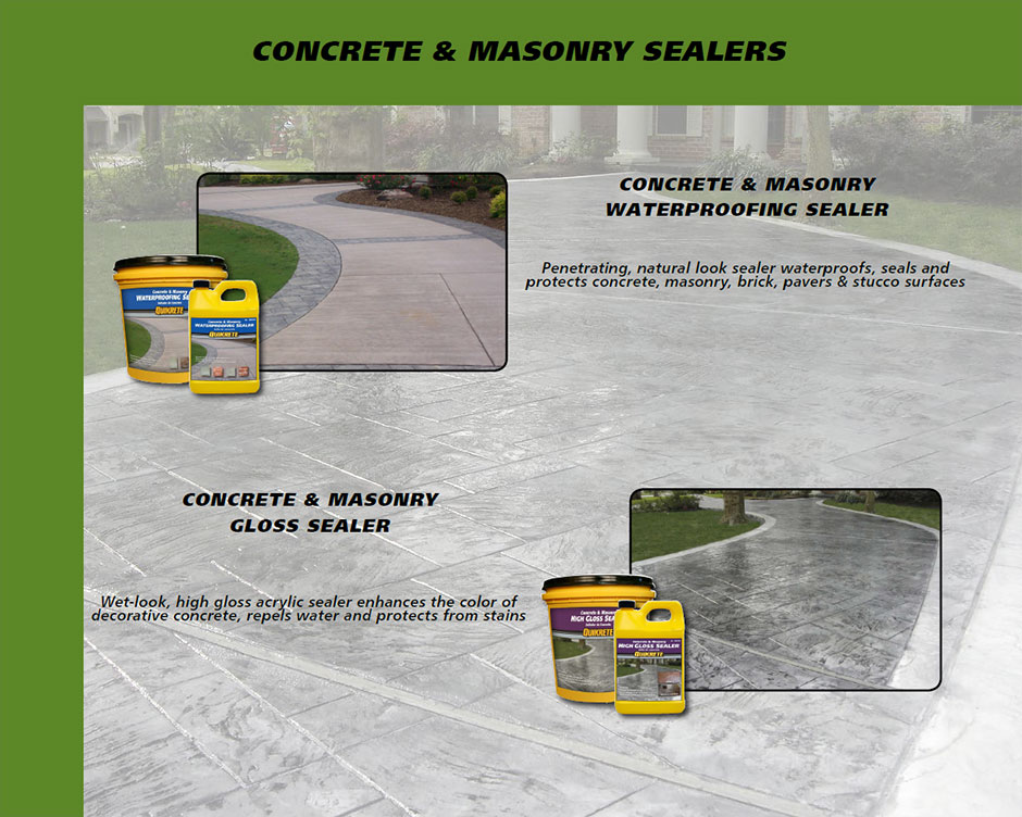 Concrete & Masonry Sealers | QUIKRETE: Cement and Concrete Products