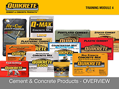 QUIKRETE® Concrete & Cement Products Overview