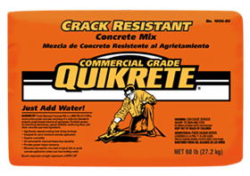 QUIKRETE Crack Resistant Concerete Mix